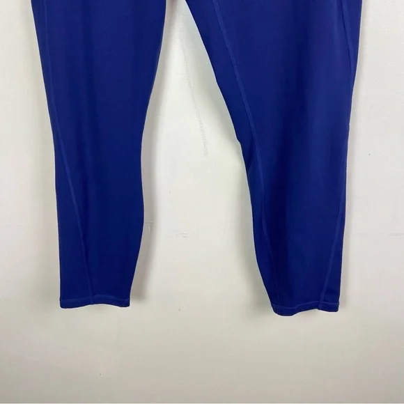 Fabletics Royal Blue High Rise Workout Running Exercise Gym Leggings Size Medium - Picture 3 of 8